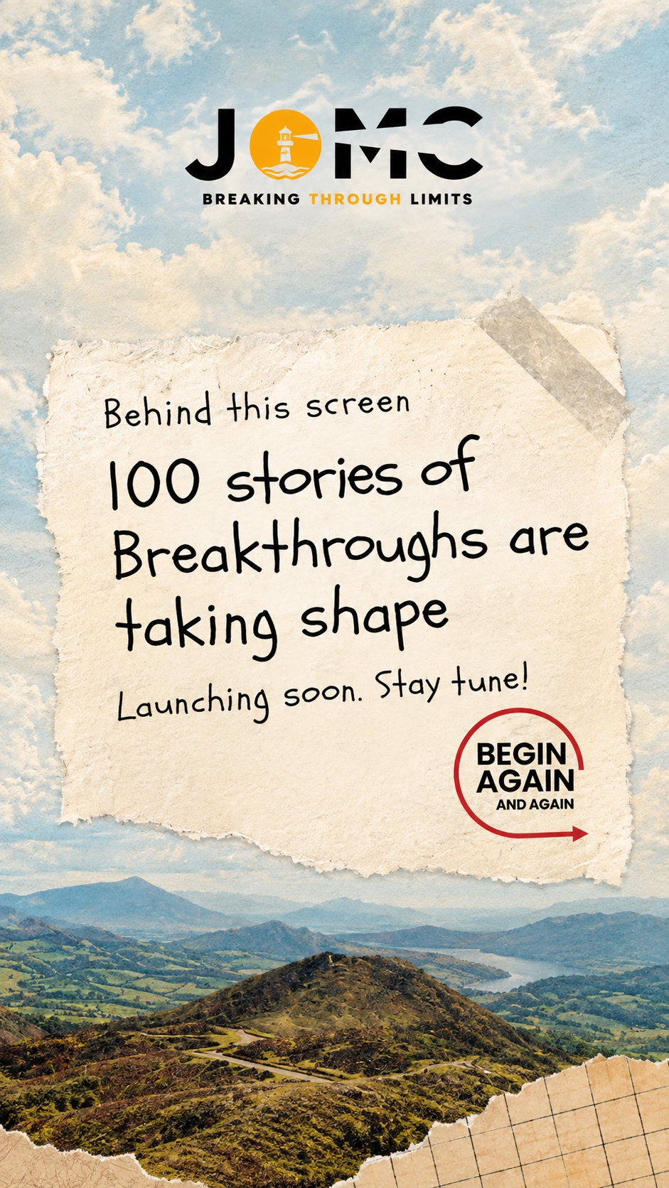 Begin Again — 100 Stories of Breakthroughs